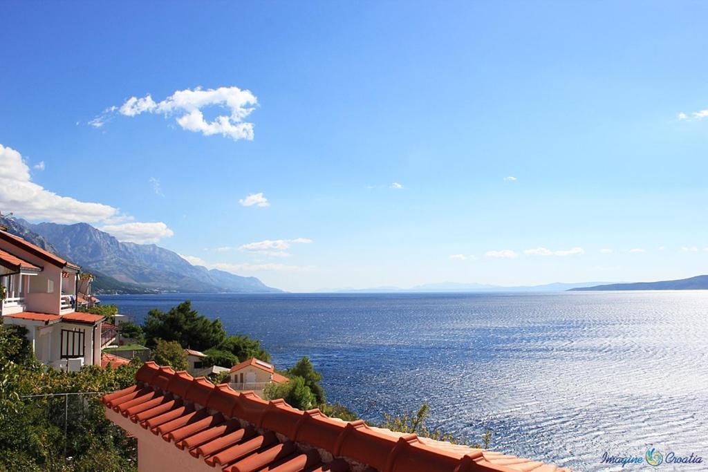 Studio Apartment In Pisak With Sea View, Balcony, Air Conditioning, Wi-Fi Extérieur photo